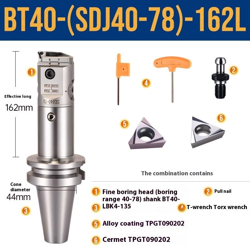 1071-SDJ Fine Boring Tools Fine Boring Heads Adjustable BT40 Fine Boring Tools Set Machining Center Small Bore Fine Boring Tools Shandong Denso Pricision Tools Co.,Ltd.